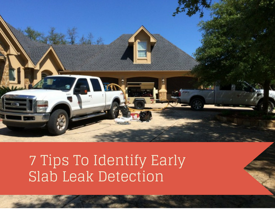 7 tips to identify early slab leak problems